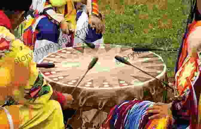 A Group Of Native Americans Playing Drums In A Traditional Ceremony. Listening To Nineteenth Century America Mark M Smith