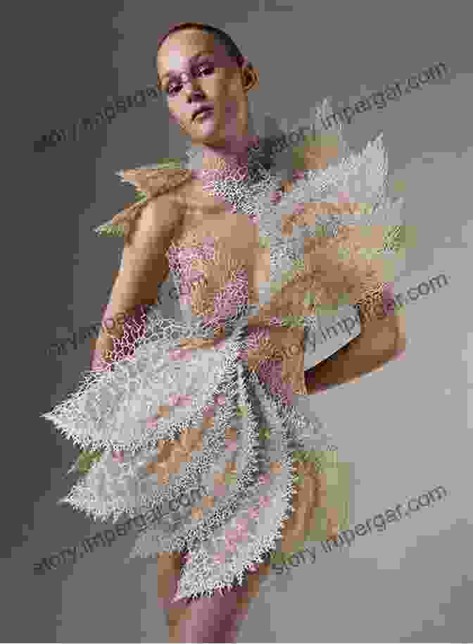 A Model Wearing An Intricate Haute Couture Gown Marvin Nonis Luxury Fashion Magazine : Jan 22