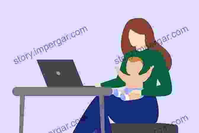 A Single Mother Working On A Computer, Showcasing The Practical Aspects Of Single Motherhood The Courage To Be A Single Mother: Becoming Whole Again After Divorce