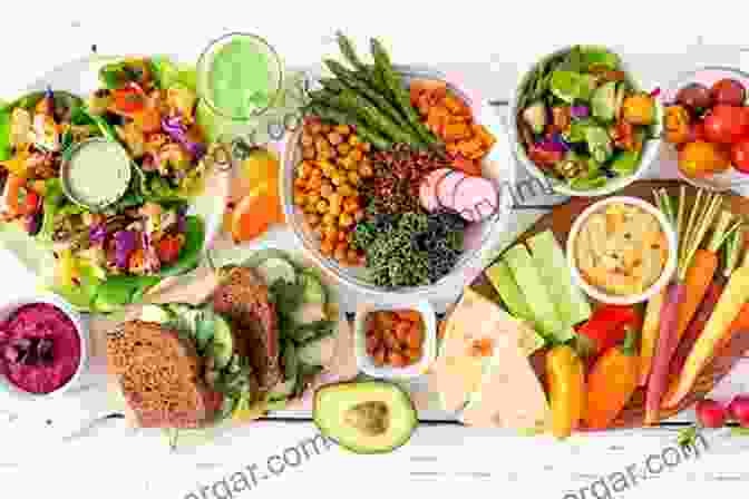 A Variety Of Plant Based Foods On A Table, Representing Healthy Choices For Athletes Plant Based Diet For Athletes: The Power Of Vegan Diet With Delicious Fast And Easy Recipes For An Athletic Body Muscle Strenght Energy And Health