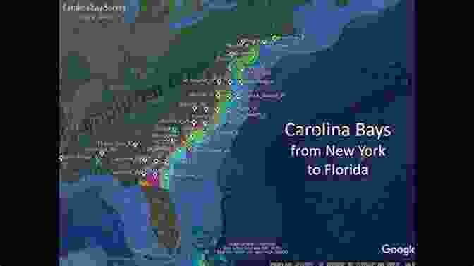 Aerial View Of Carolina Bays Landscape Carolina Bays: Wild Mysterious And Majestic Landforms