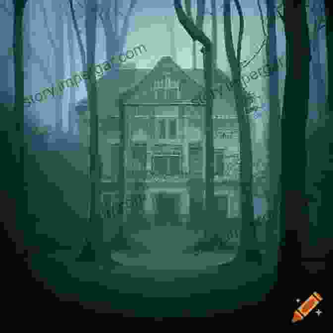 An Eerie Painting Depicts A Victorian Mansion Shrouded In Mist, With A Solitary Figure Standing In The Foreground. Freaky Florida: The Wonderhouse The Devil S Tree The Shaman Of Philippe Park And More (American Legends)