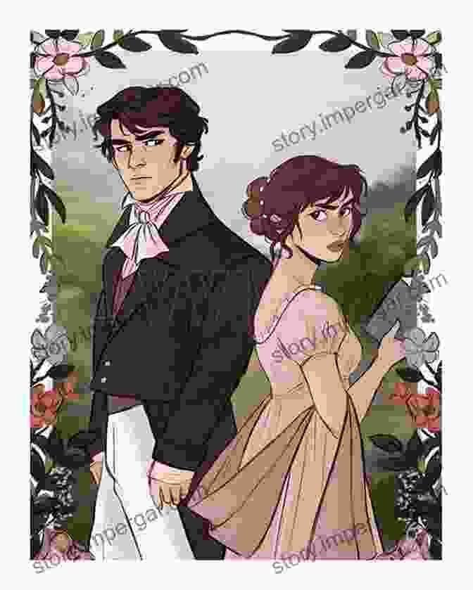 An Illustration Of Elizabeth Bennet And Mr. Darcy From The Jane Austen Handbook: Proper Life Skills From Regency England