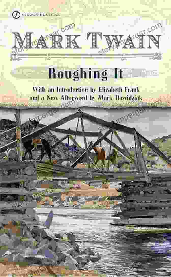 Book Cover Of Roughing It By Mark Twain Roughing It Mark Twain