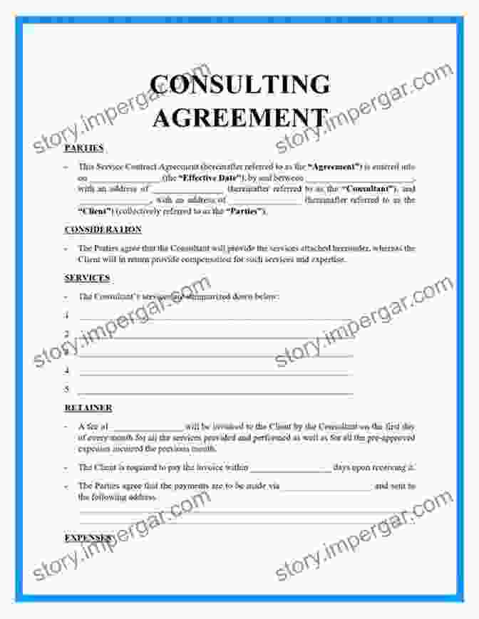 Consulting Agreement The Law Store Book Cover Consulting Agreement The Law Store