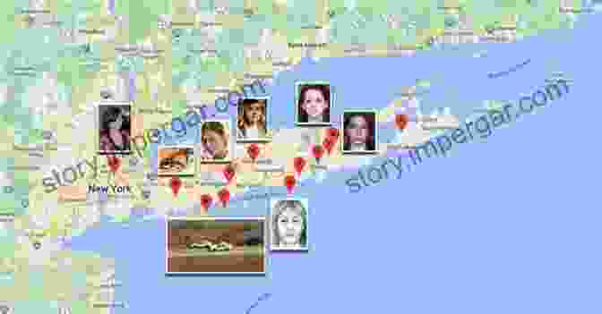 Map Showing The Location And Distribution Of The Long Island Serial Killer's Victims Cold Cases Solved Vol 2: More True Stories Of Murders That Took Years Or Decades To Solve