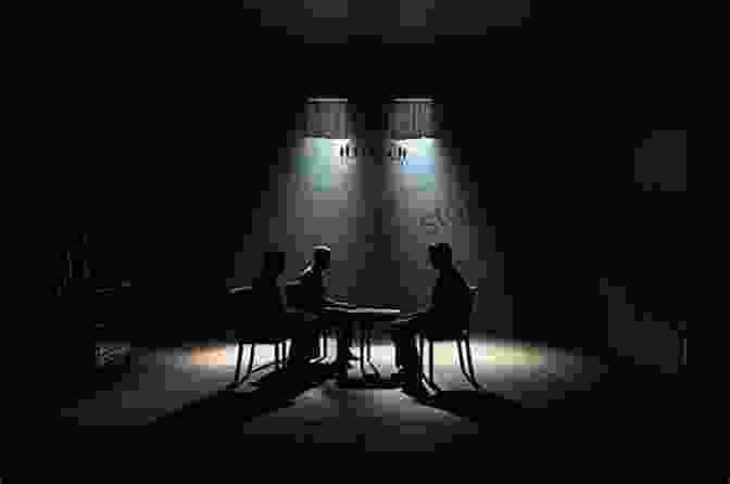 Photograph Of A Secret Meeting In A Dimly Lit Room; The Participants Are Hidden Behind Masks. Who Controls America Mark Mullen