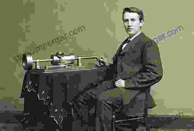 Thomas Edison With His Newly Invented Phonograph. Listening To Nineteenth Century America Mark M Smith