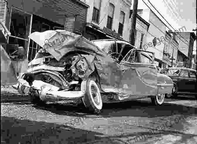 Vintage Car Wreck From The 1950s Vintage Car Wrecks Motoring Mishaps 1950 1979