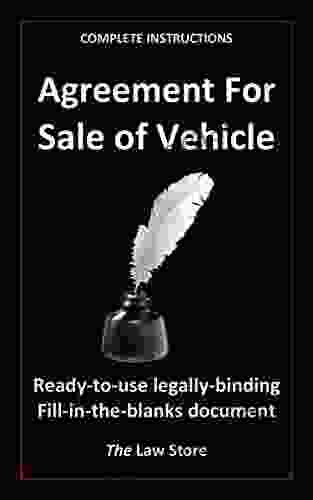 Agreement For Sale Of Vehicle