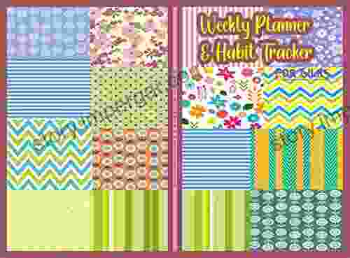 Weekly Planner Habit Tracker for Girls: Undated Organizer for Kids