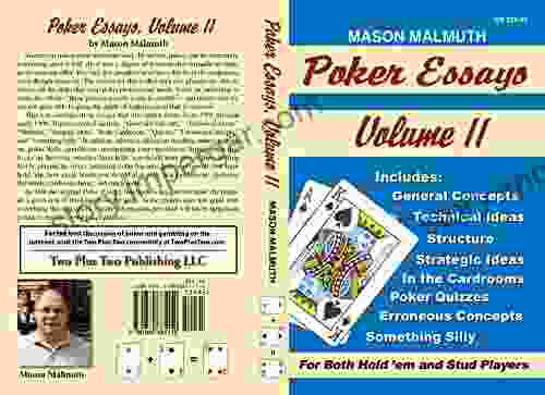 Poker Essays Volume II Mason Malmuth